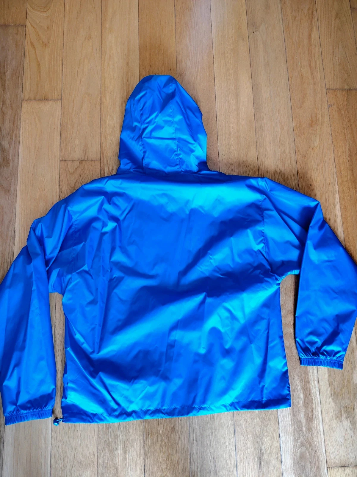 Chaqueta cortavientos para hombre adidas originals Trefoil azul nueva superior – photo 8